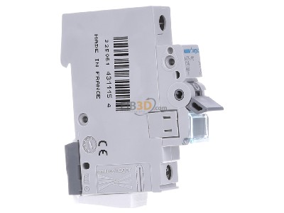View on the left Hager MCN116 Miniature circuit breaker 1-p C16A 
