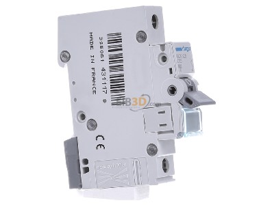 View on the left Hager MCN125 Miniature circuit breaker 1-p C25A 
