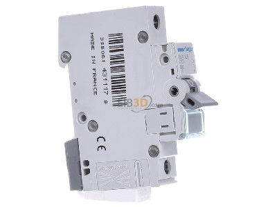 Ansicht links Hager MCN125 Leitungsschutzschalter 1pol. C-25A, 6kA 