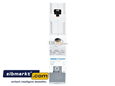 View up front Miniature circuit breaker 1-p C40A MCN140 Hager MCN140
