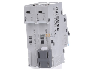 Back view Hager MCN204 Miniature circuit breaker 2-p C4A 
