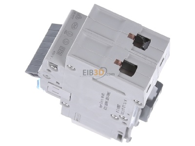 View top right Hager MCN204 Miniature circuit breaker 2-p C4A 
