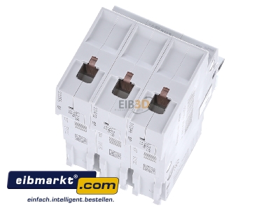 Top rear view Hager MCN313 Miniature circuit breaker 3-p C13A - 
