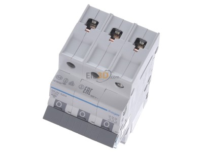 View up front Hager MCN320 Miniature circuit breaker 3-p C20A 
