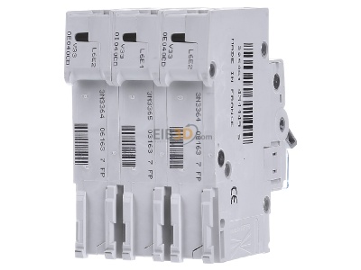 Back view Hager MCN340 Miniature circuit breaker 3-p C40A 

