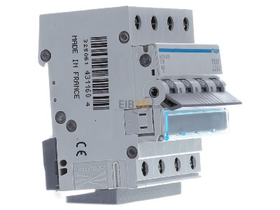Ansicht links Hager MCN416 Leitungsschutzschalter 4pol. C-16A, 6kA 