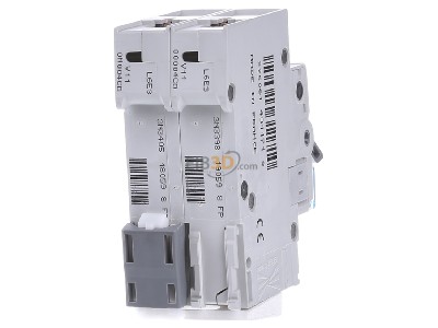 Back view Hager MCN504 Miniature circuit breaker 2-p C4A 
