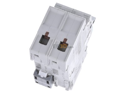 Top rear view Hager MCN504 Miniature circuit breaker 2-p C4A 
