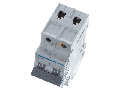 Ansicht oben vorne Hager MCN520 Leitungsschutzschalter 1p+N, C-20A, 6kA 
