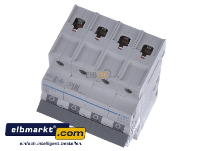 View up front Hager MCN613 Miniature circuit breaker 3-p C13A - 

