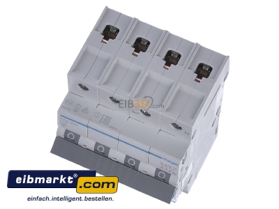 View up front Hager MCN616 Miniature circuit breaker 3-p C16A - 
