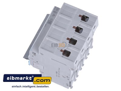 View top right Hager MCN620 Miniature circuit breaker 3-p C20A - 
