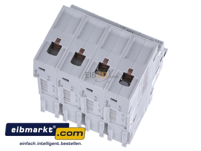Top rear view Hager MCN620 Miniature circuit breaker 3-p C20A - 
