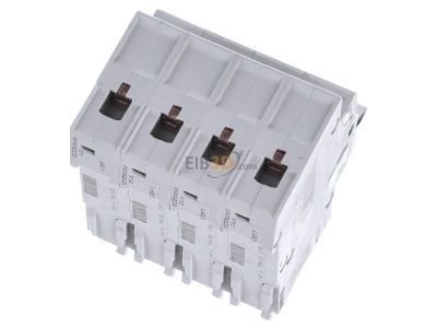 Top rear view Hager MCN632 Miniature circuit breaker 4-p C32A 
