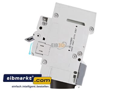 View on the right Hager MCN640 Miniature circuit breaker 3-p C40A 
