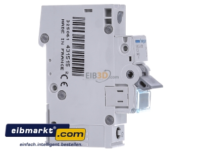 View on the left Hager MCS106 Miniature circuit breaker 1-p C6A 
