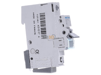 View on the left Hager MCS113 Miniature circuit breaker 1-p C13A 
