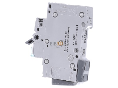 View on the right Hager MCS113 Miniature circuit breaker 1-p C13A 
