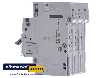 Ansicht rechts Hager MCS310 Leitungsschutzschalter 3p. C-10A 6kA 3M QC 