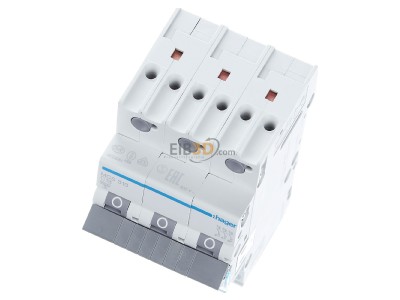 Ansicht oben vorne Hager MCS313 Leitungsschutzschalter 3p. C-13A 6kA 3M QC 