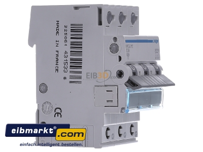 View on the left Hager MCS316 Miniature circuit breaker 3-p C16A

