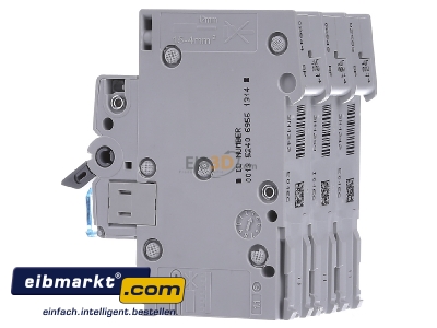 View on the right Hager MCS316 Miniature circuit breaker 3-p C16A
