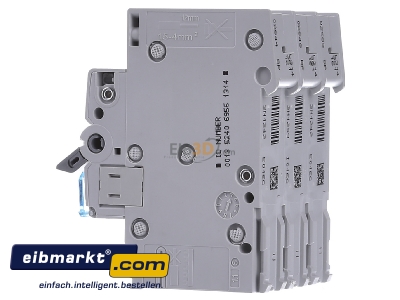 Ansicht rechts Hager MCS316 Leitungsschutzschalter 3p. C-16A 6kA 3M QC 