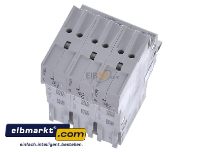 Top rear view Hager MCS316 Miniature circuit breaker 3-p C16A
