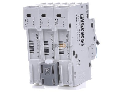 Back view Hager MCS320 Miniature circuit breaker 3-p C20A 
