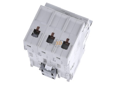 Top rear view Hager MCS340 Miniature circuit breaker 3-p C40A 
