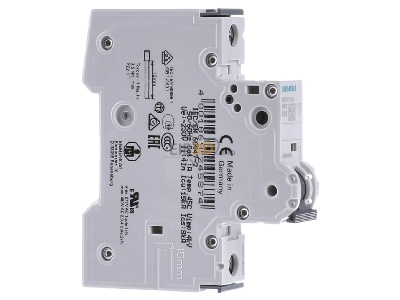 Ansicht links Siemens Indus.Sector 5SY6110-6 LS-Schalter B10A,1pol,T=70,6kA 