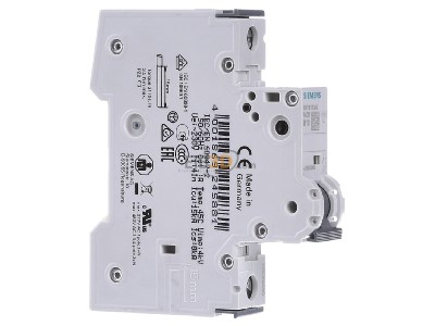 View on the left Siemens 5SY6113-6 Miniature circuit breaker 1-p B13A 
