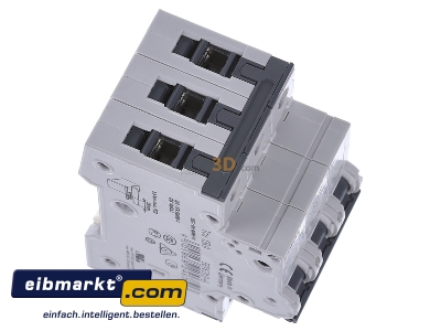 View top left Siemens Indus.Sector 5SY6310-6 Miniature circuit breaker 3-p B10A
