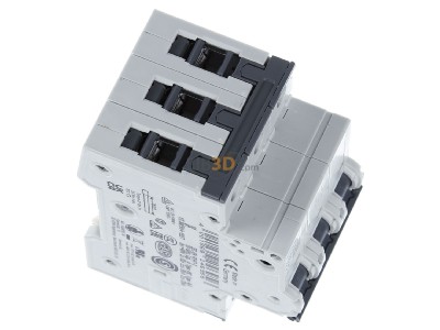 View top left Siemens 5SY6306-7 Miniature circuit breaker 3-p C6A 
