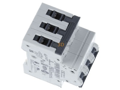 Ansicht oben links Siemens 5SY6306-7 LS-Schalter C6A,3pol,T=70,6kA 