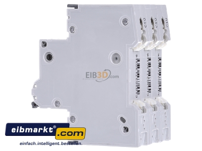 View on the right Siemens Indus.Sector 5SY6310-7 Miniature circuit breaker 3-p C10A 
