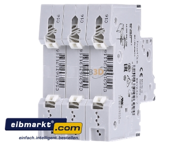 Ansicht hinten Siemens Indus.Sector 5SY6316-7 LS-Schalter 16A C 3p. 6kA 