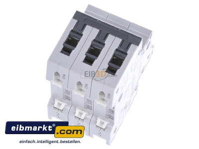 Top rear view Siemens Indus.Sector 5SY6316-7 Miniature circuit breaker 3-p C16A
