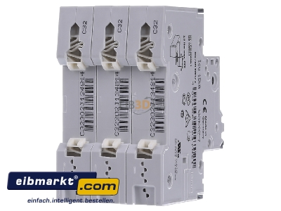 Back view Siemens Indus.Sector 5SY6332-7 Miniature circuit breaker 3-p C32A
