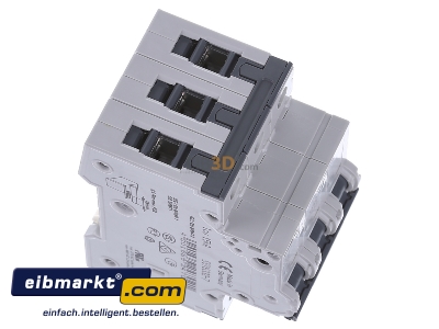 Ansicht oben links Siemens Indus.Sector 5SY6332-7 LS-Schalter C32A,3pol,T=70,6kA 