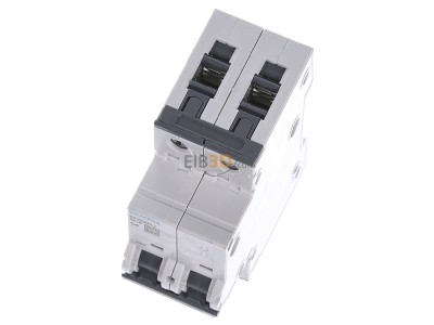 View up front Siemens 5SY6204-7 Miniature circuit breaker 2-p C4A 
