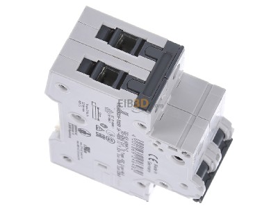 Ansicht oben links Siemens 5SY6204-7 LS-Schalter C4A,2pol,T=70,6kA 