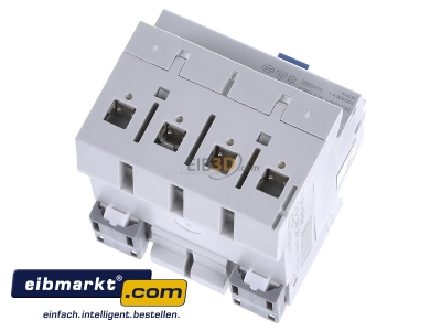 Top rear view Hager CDH440D Residual current breaker 4-p 40/0,03A 
