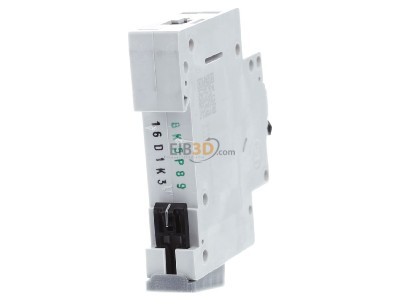 Back view Eaton FAZ-D16/1 Miniature circuit breaker 1-p D16A 
