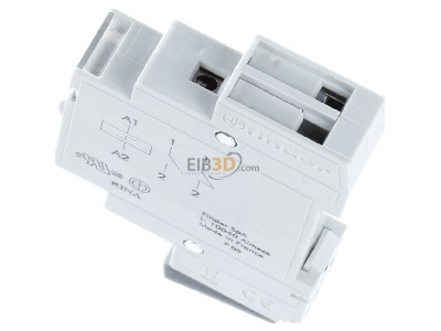 Ansicht oben rechts Finder 20.21.8.012.4000 Stromstoschal.f.DIN-Schie 1S 20A 12VAC 