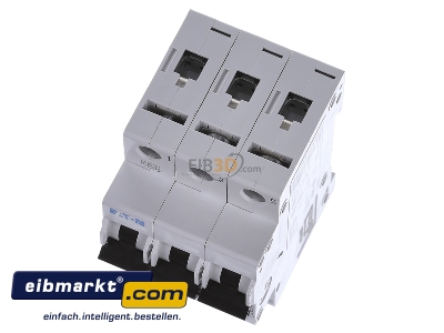 View up front Eaton (Moeller) FAZ-B6/3 Miniature circuit breaker 3-p B6A
