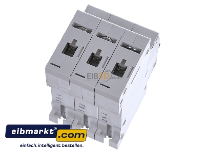 Top rear view Eaton (Moeller) FAZ-B6/3 Miniature circuit breaker 3-p B6A
