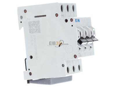 View on the left Eaton FAZ-C6/3 Miniature circuit breaker 3-p C6A 
