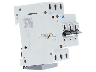 View on the left Eaton FAZ-C20/3 Miniature circuit breaker 3-p C20A 
