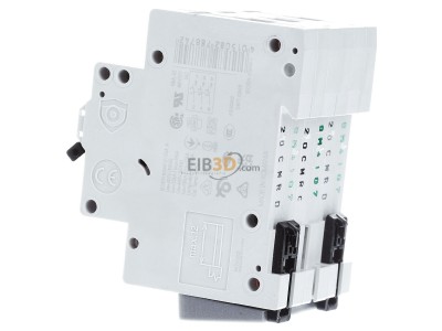 View on the right Eaton FAZ-C20/3 Miniature circuit breaker 3-p C20A 
